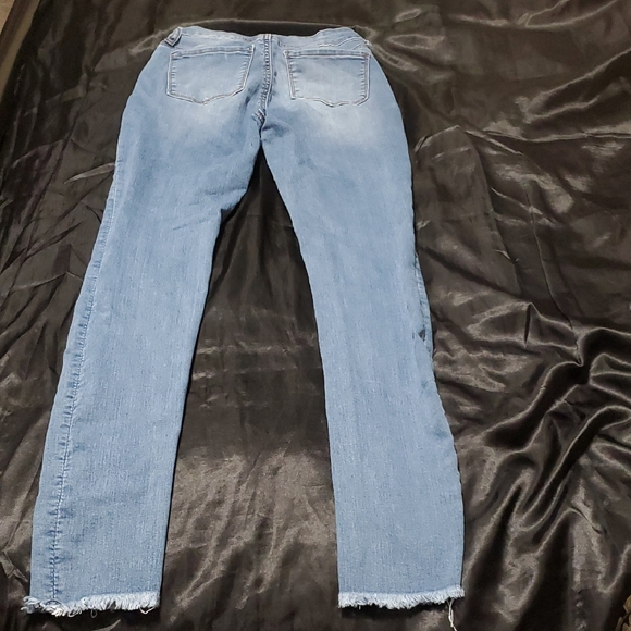 S.O.N.G. Perfect High Rise Skinny Ankle Jeans - Blue - Picture 3 of 3